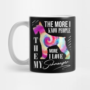 Schnauzer Lover Tye die Design Mug